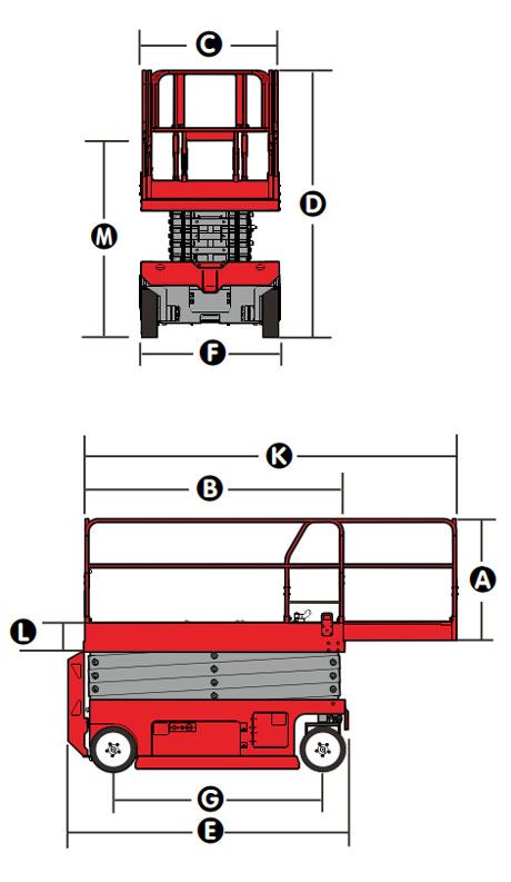 Stowed Dimensions